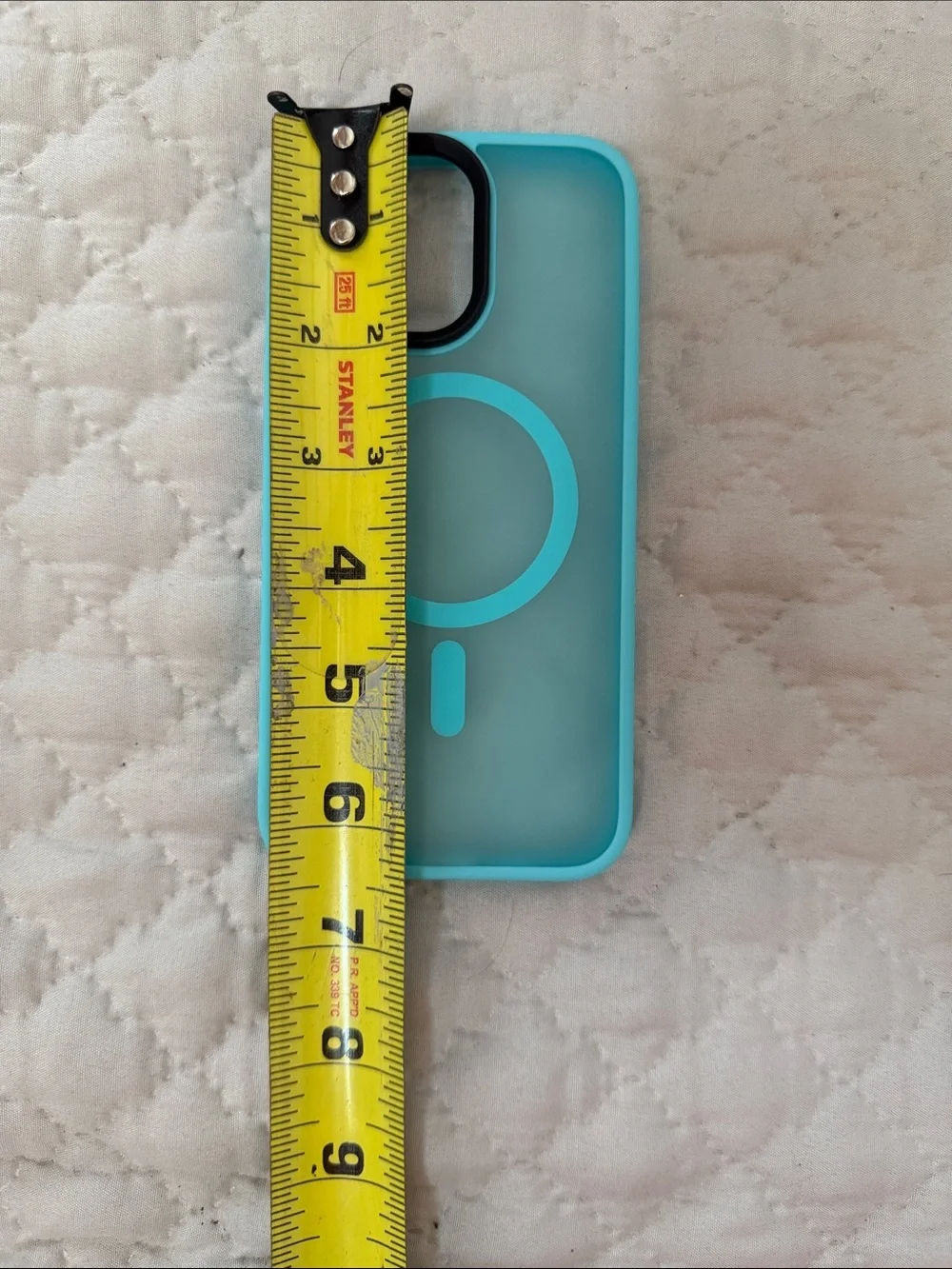 TIGOWOS Teal Blue Magnetic Phone Case for iPhone 15 Pro Max Case- never used